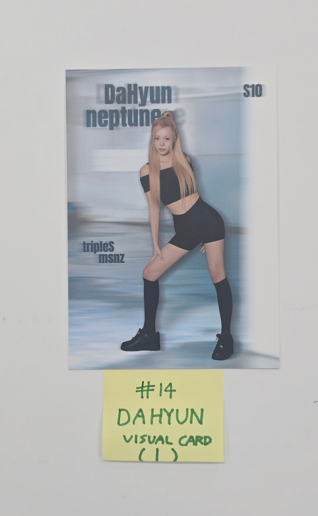 Triples_msnz "Beyond Beauty" - Official Unit Polaroid, ID Photo, Visual Card (Neptune, Zenith Ver.) [25.12.03]