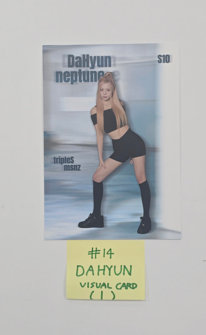 Triples_msnz "Beyond Beauty" - Official Unit Polaroid, ID Photo, Visual Card (Neptune, Zenith Ver.) [25.12.03]
