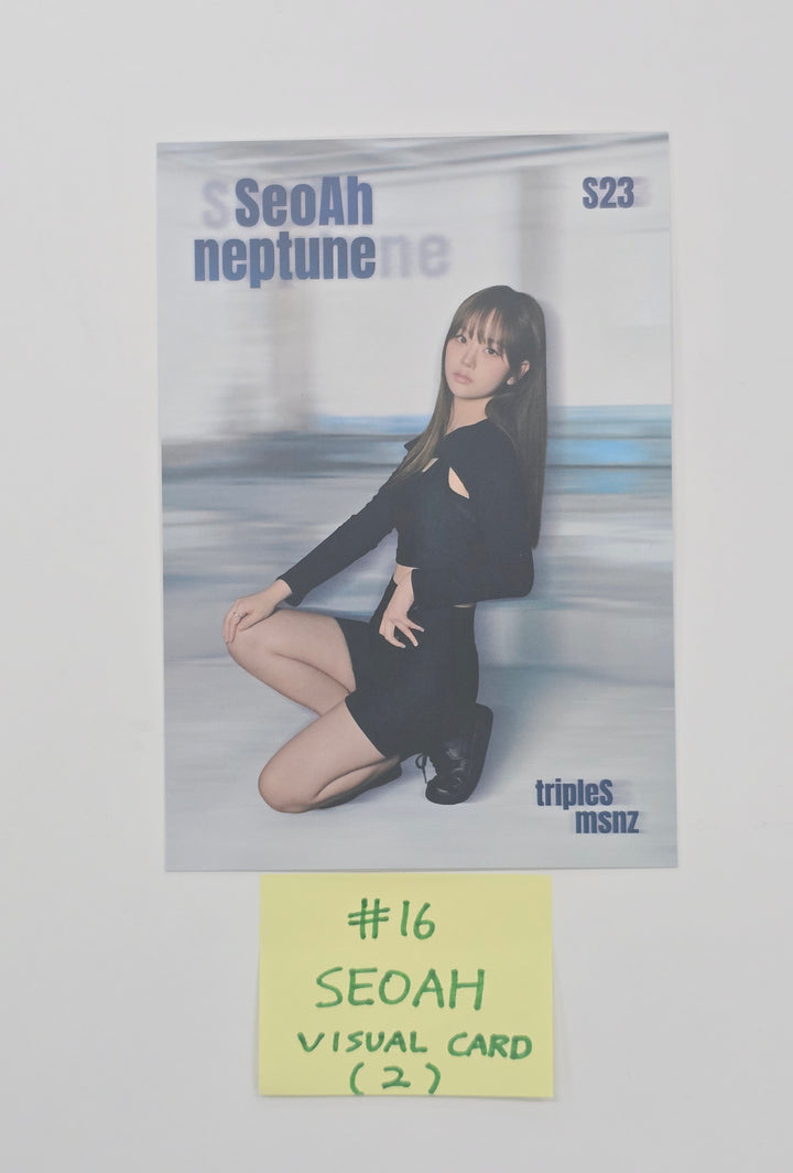 Triples_msnz "Beyond Beauty" - Official Unit Polaroid, ID Photo, Visual Card (Neptune, Zenith Ver.) [25.12.03]
