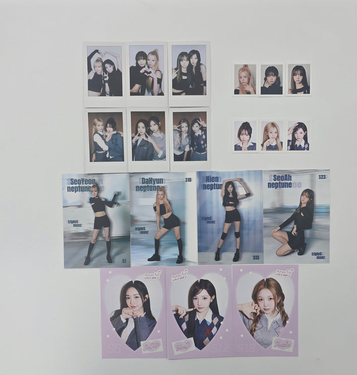 Triples_msnz "Beyond Beauty" - Official Unit Polaroid, ID Photo, Visual Card (Neptune, Zenith Ver.) [25.12.03]