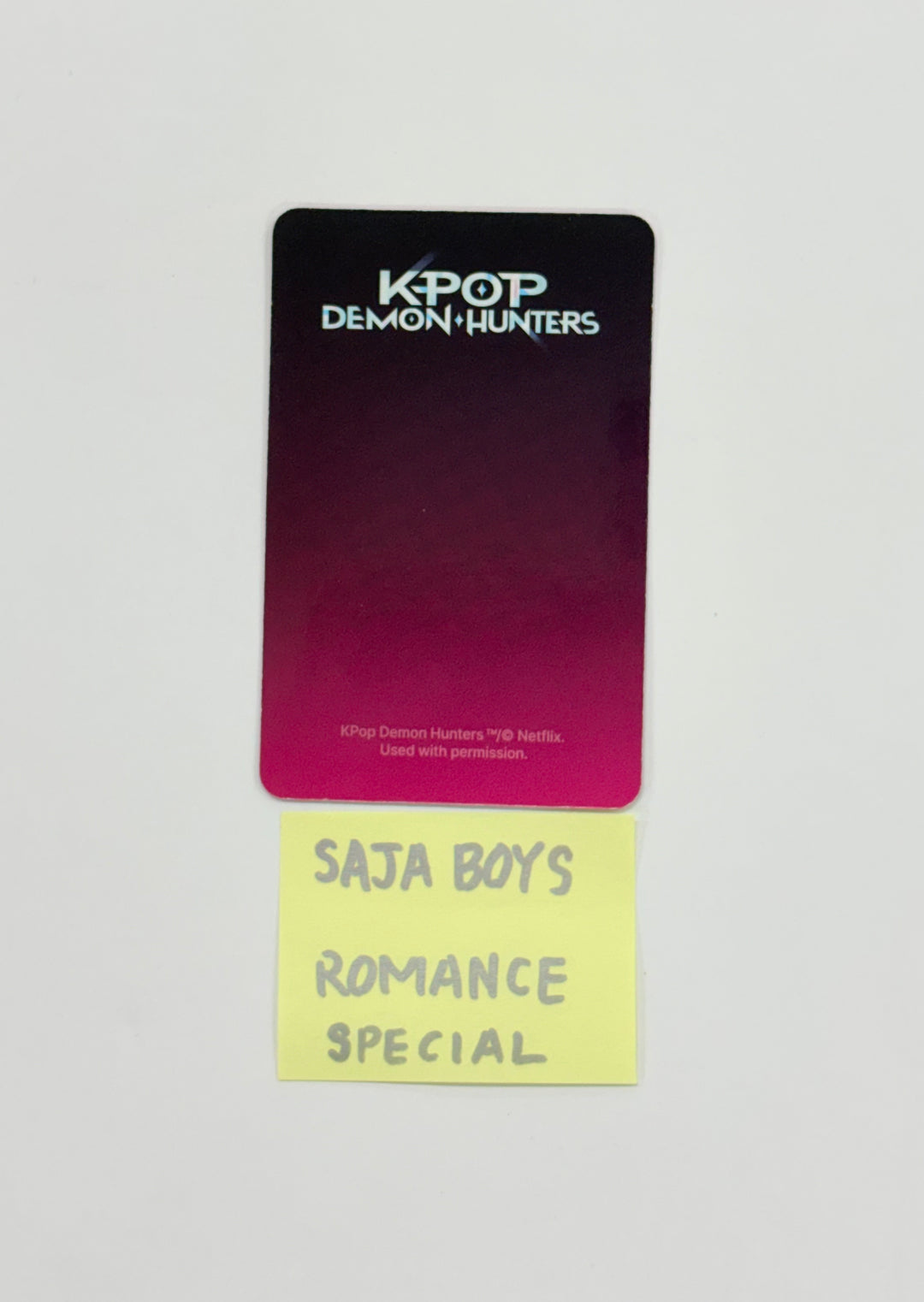 ROMANCE (of Saja Boys) - KPop Demon Hunters POP-UPㅡSEOUL Trading Photocard [25.12.04]
