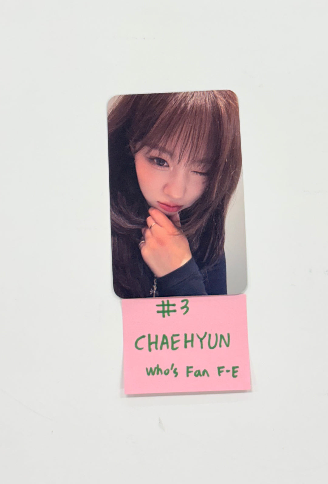 Kep1er "BUBBLE GUM" - Who's fan Fansign Event Photocard R3 [25.12.04]