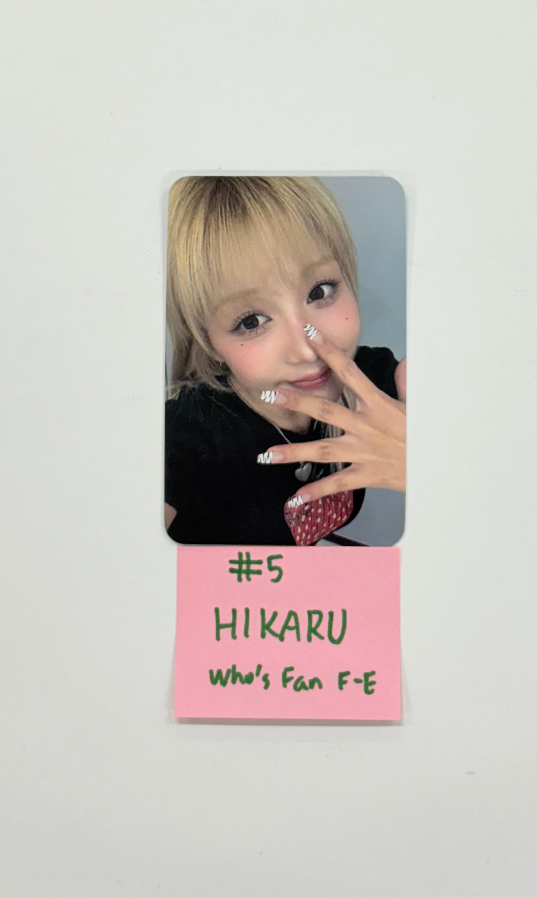 Kep1er "BUBBLE GUM" - Who's fan Fansign Event Photocard R3 [25.12.04]