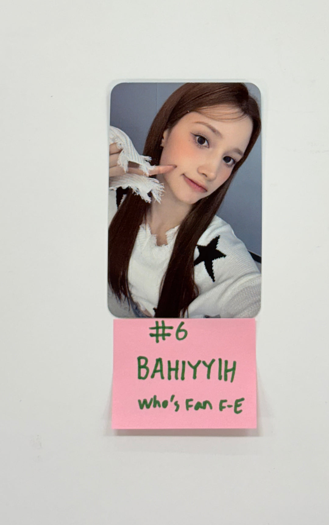 Kep1er "BUBBLE GUM" - Who's fan Fansign Event Photocard R3 [25.12.04]