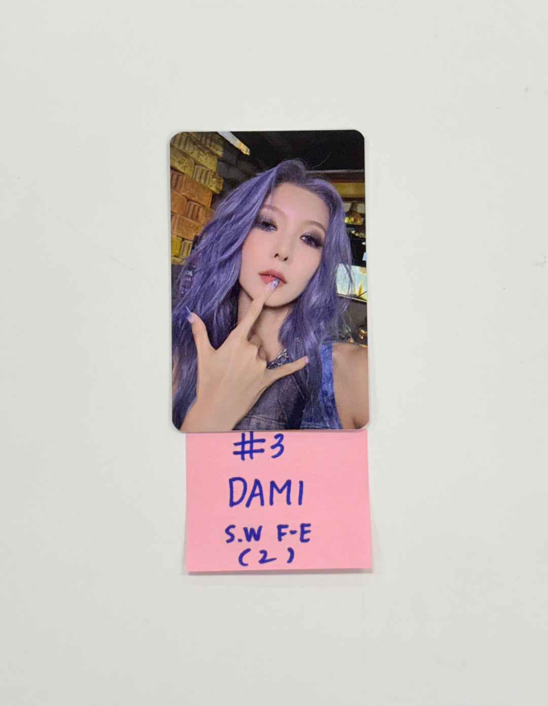 DAMI "Chequered Flag" - Soundwave Fansign Event Photocard [25.12.04]
