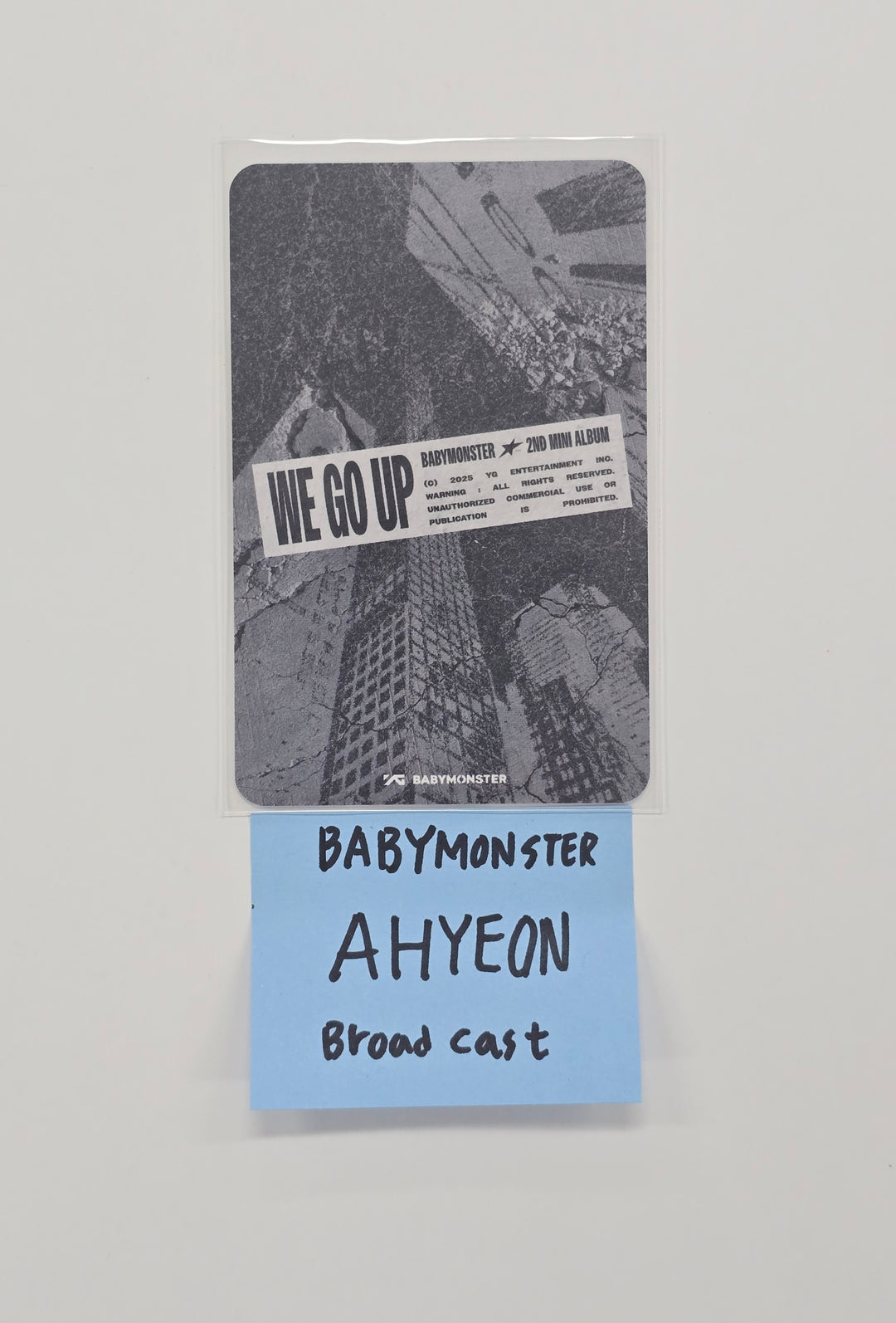 AHYEON (of BABYMONSTER) "WE GO UP" - Broadcast Photocard [25.12.05]