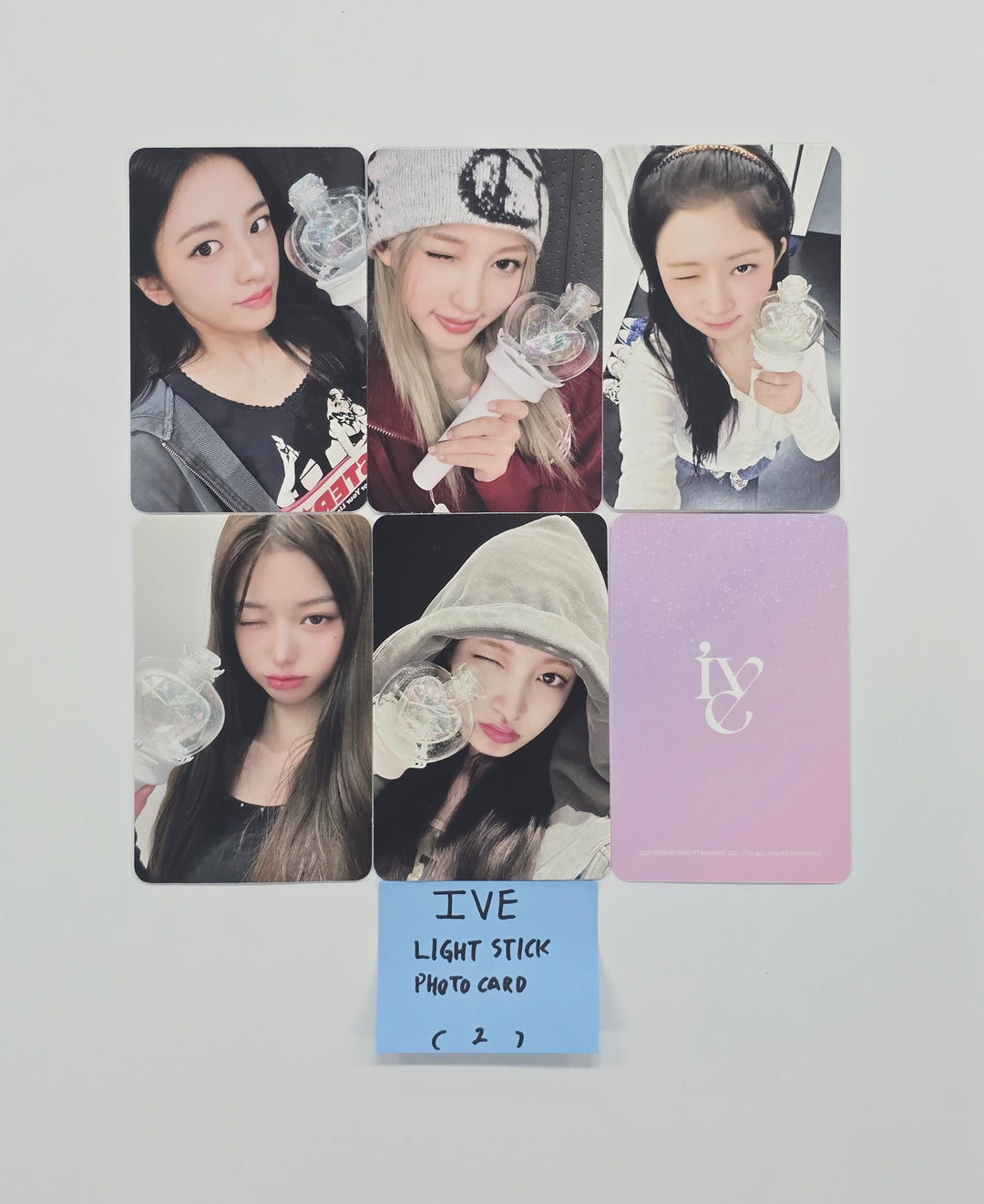 IVE - Official Light Stick Photocards Set (6EA) [25.12.05 ...