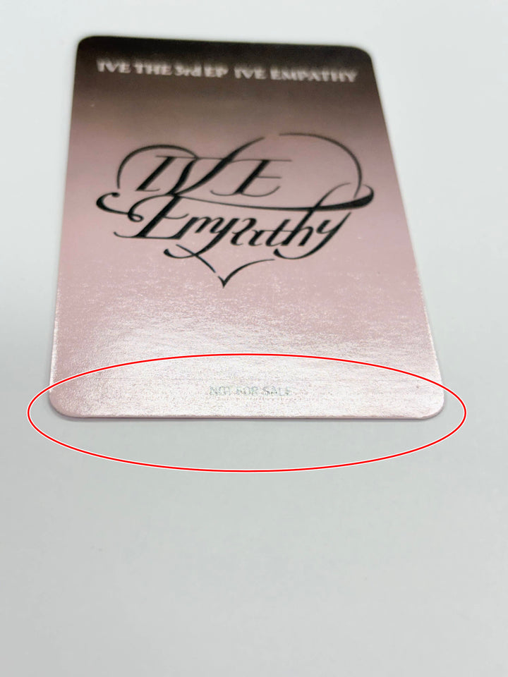 Jang Wonyoung (Of IVE) "EMPATHY" - OSAKA Offline Event Photocard [25.12.05]