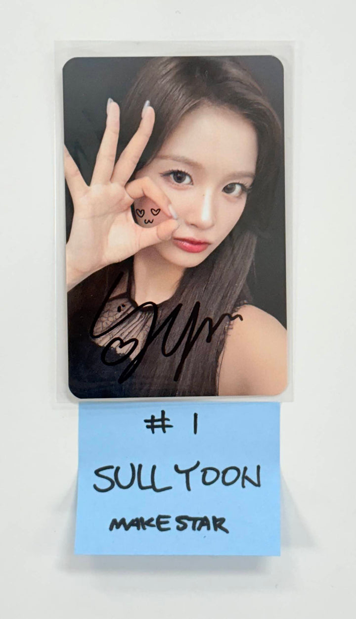SULLYOON (of NMIXX) "Blue Valentine" - Hand Autograhped(Signed) Photocard [25.12.5]