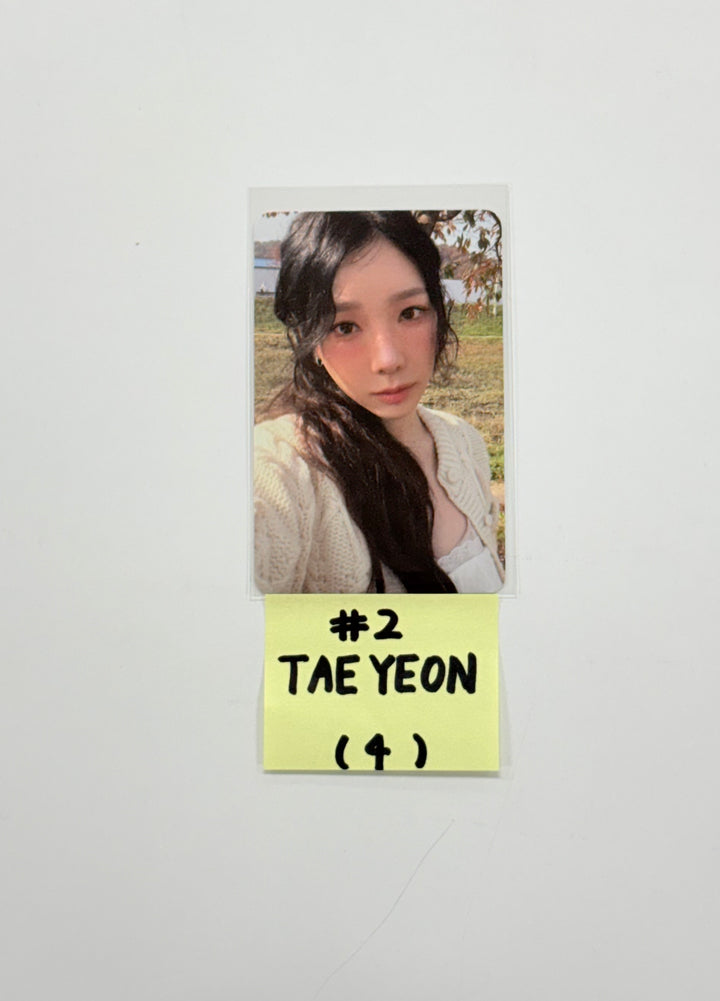 TAEYEON "Panorama" - Official Photocard (DIGIPACK Ver.) [25.12.08]