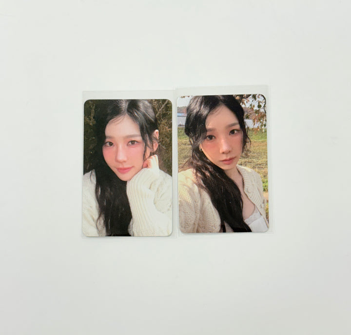 TAEYEON "Panorama" - Official Photocard (DIGIPACK Ver.) [25.12.08]