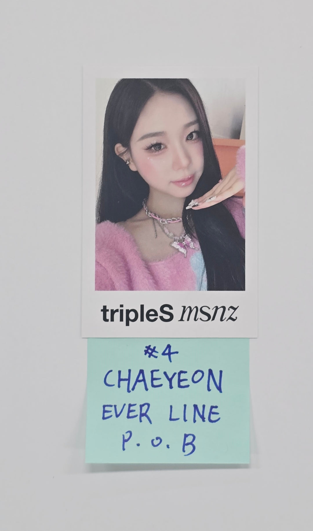 Triples_msnz "Beyond Beauty" - Everline Pre-Order Benefit Polaroid type Photocard [25.12.08]