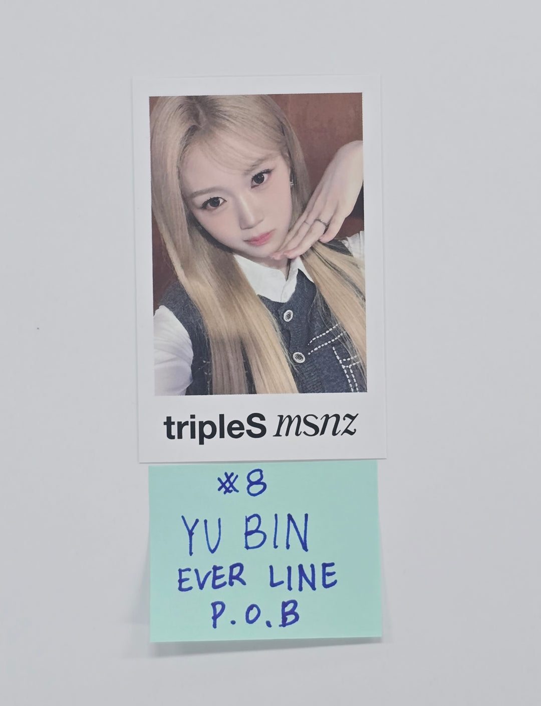 Triples_msnz "Beyond Beauty" - Everline Pre-Order Benefit Polaroid type Photocard [25.12.08]