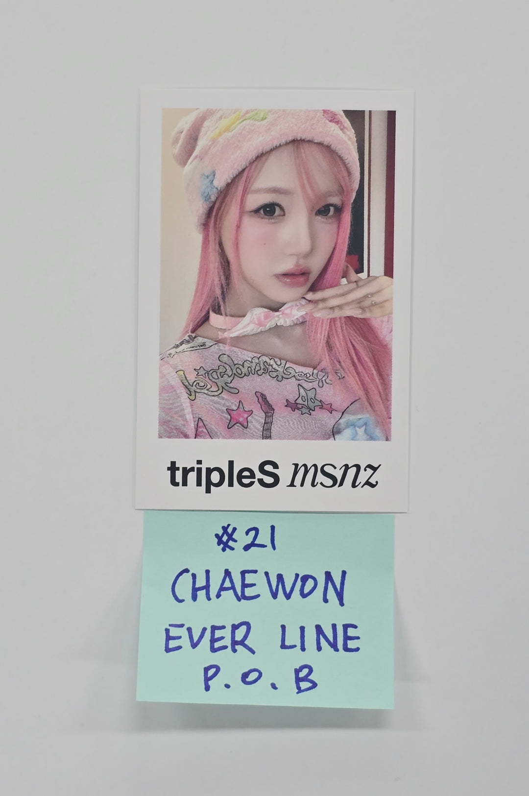 Triples_msnz "Beyond Beauty" - Everline Pre-Order Benefit Polaroid type Photocard [25.12.08]