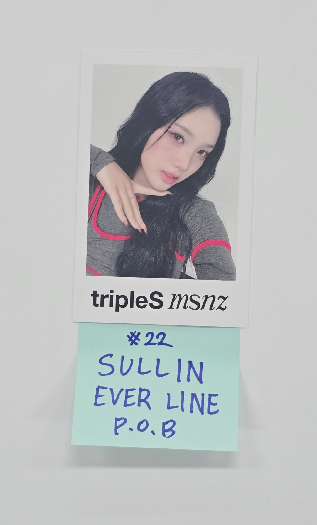 Triples_msnz "Beyond Beauty" - Everline Pre-Order Benefit Polaroid type Photocard [25.12.08]