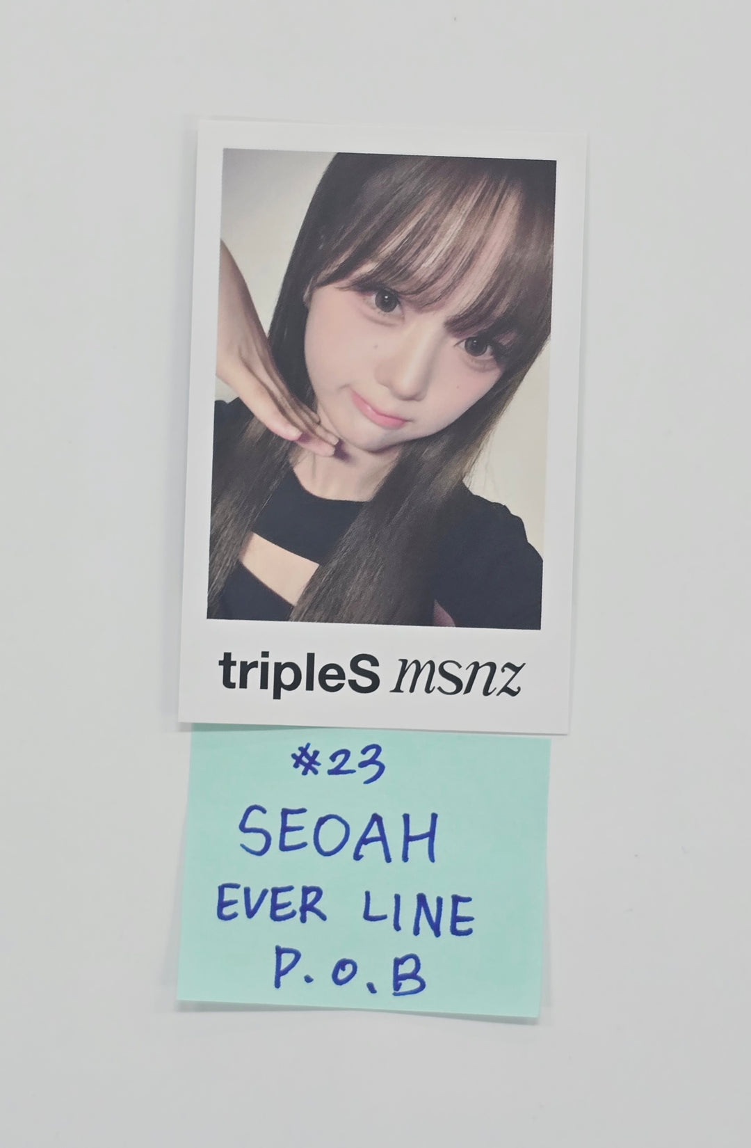 Triples_msnz "Beyond Beauty" - Everline Pre-Order Benefit Polaroid type Photocard [25.12.08]