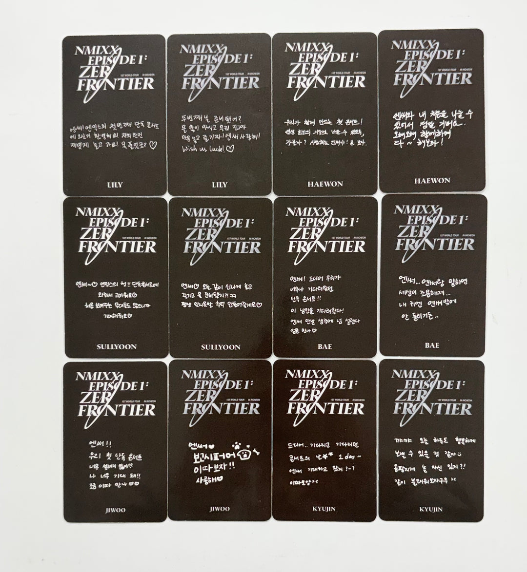 NMIXX - NSWER ZONE Event Photocard (day 1, day 2) [25.12.08]