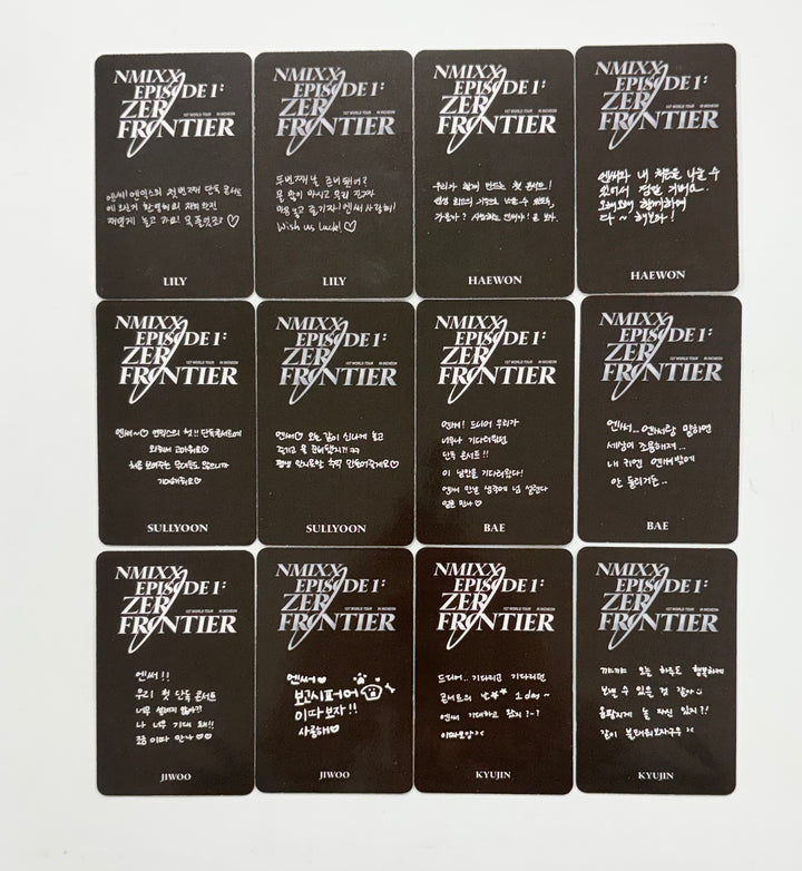 NMIXX - NSWER ZONE Event Photocard (day 1, day 2) [25.12.08]