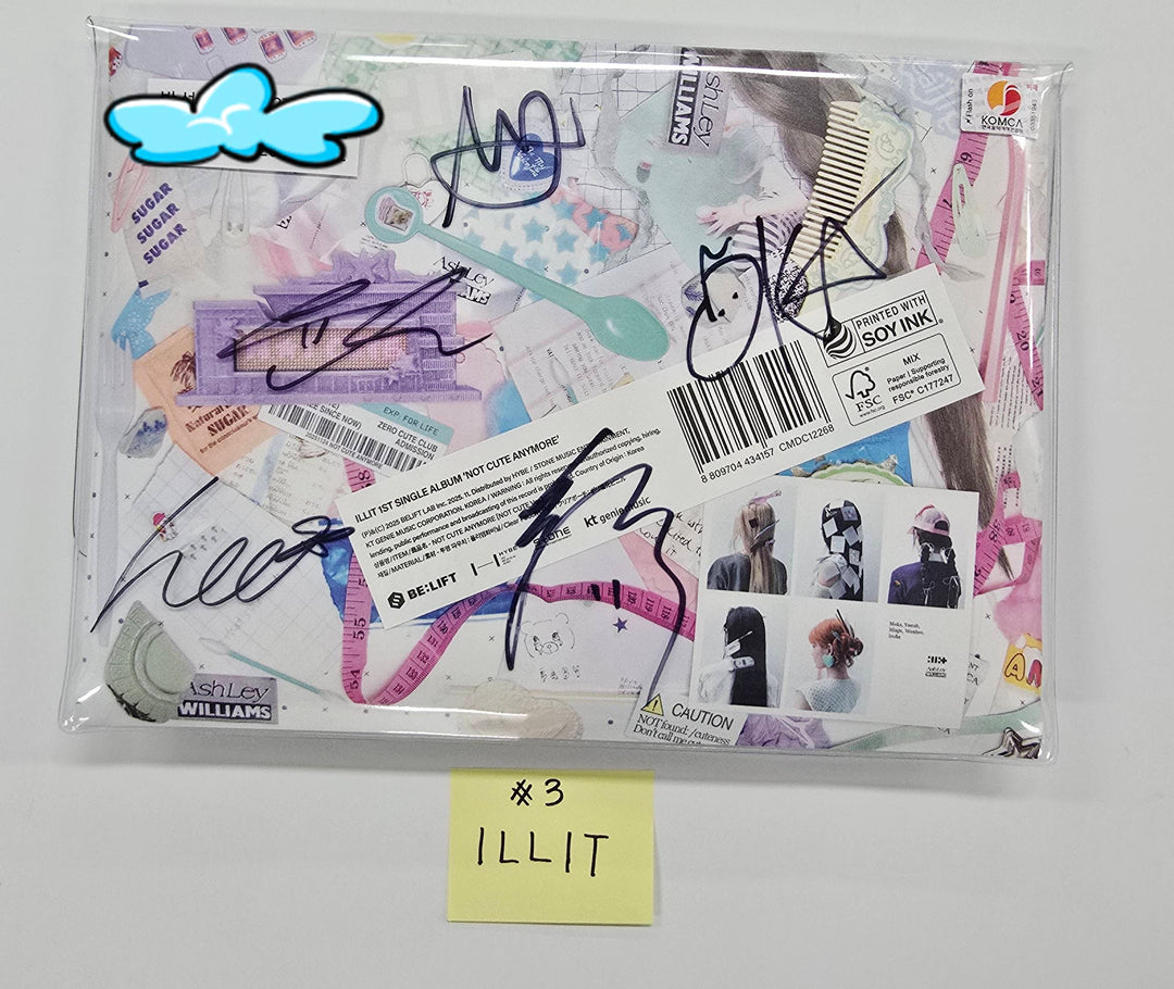ILLIT "NOT CUTE ANYMORE" - Hand Autographed(Signed) Promo Album [25.12.8]