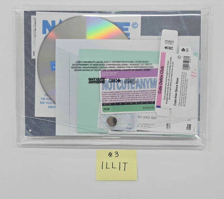 ILLIT "NOT CUTE ANYMORE" - Hand Autographed(Signed) Promo Album [25.12.8]