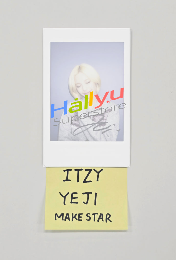 YEJI (of ITZY) "TUNNEL VISION" - Hand Autograhped(Signed) Polaroid [25.12.09]