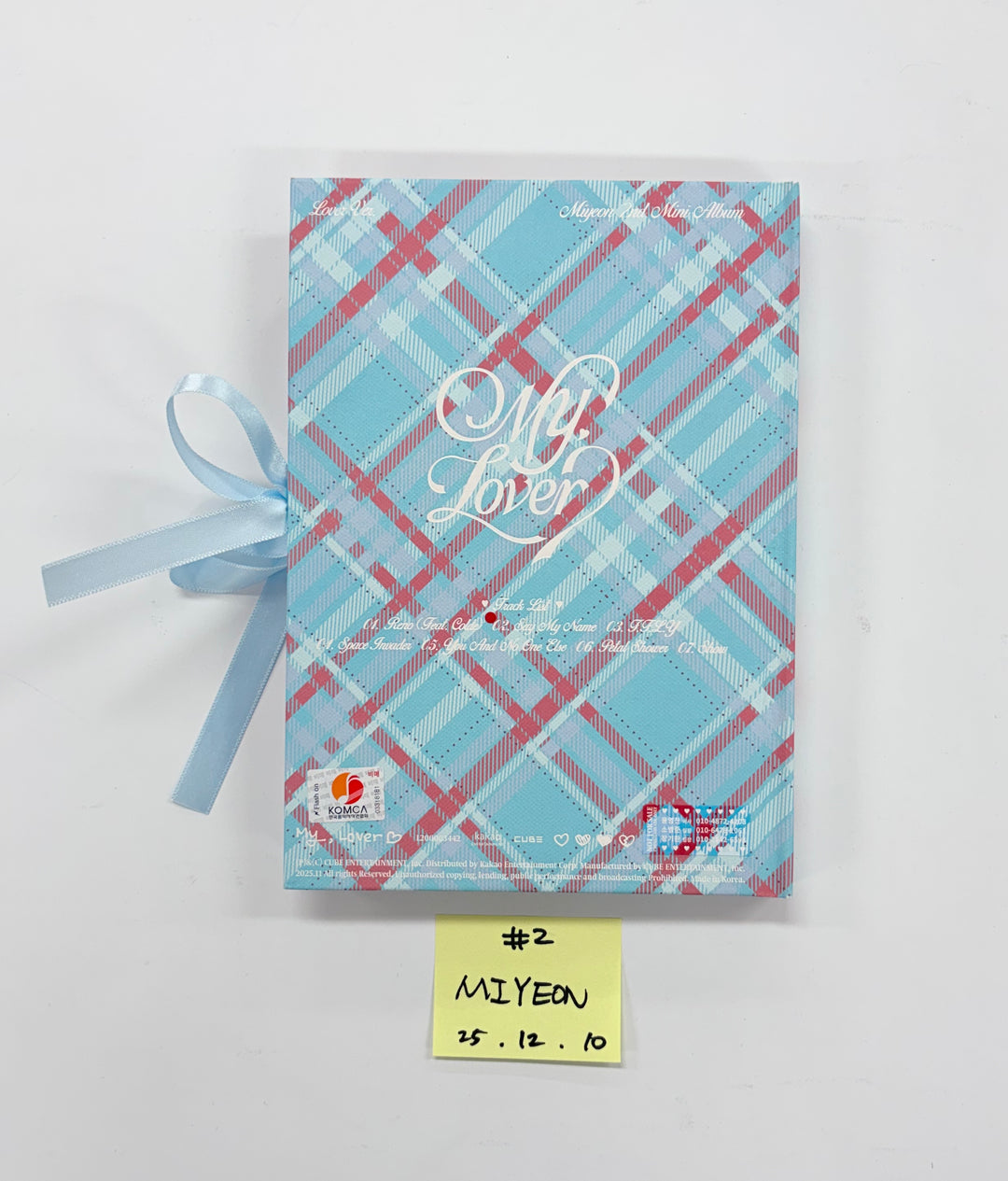 MIYEON (of I-dle) "MY, Lover" - Hand Autographed(Signed) Promo Album [25.12.10]