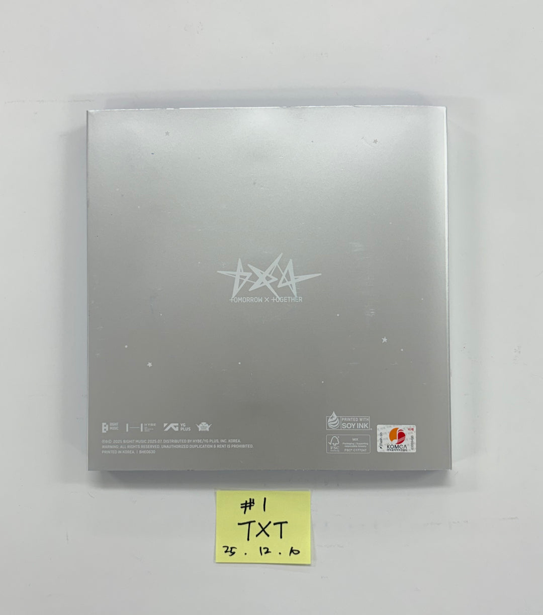 TXT "Star Chapter: Together" - Hand Autographed(Signed) Promo Album [25.12.10]