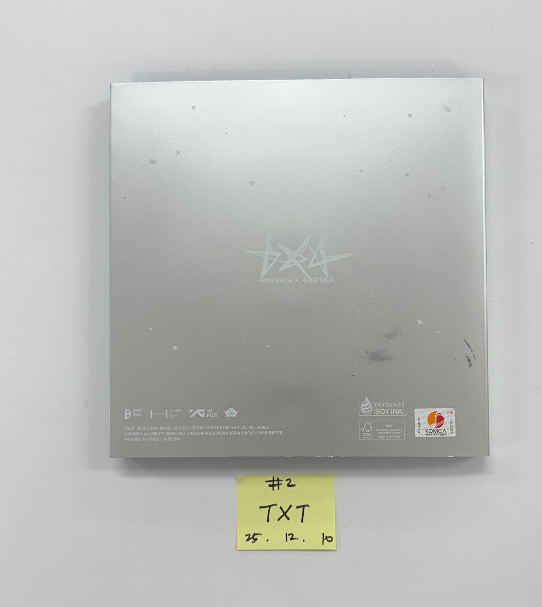 TXT "Star Chapter: Together" - Hand Autographed(Signed) Promo Album [25.12.10]