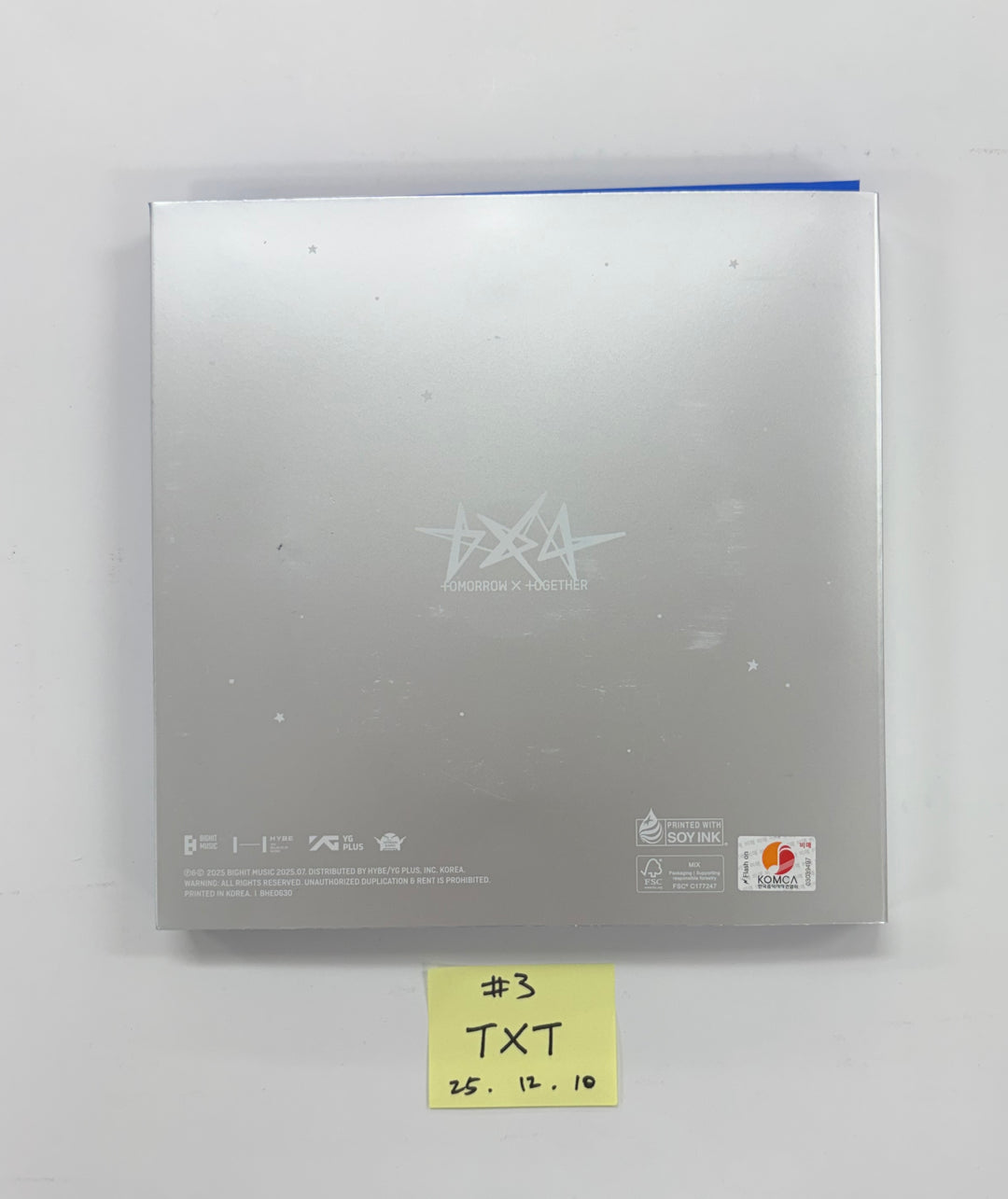 TXT "Star Chapter: Together" - Hand Autographed(Signed) Promo Album [25.12.10]
