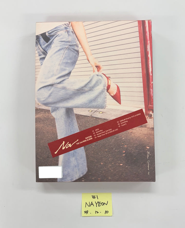 NAYEON (of TWICE) "NA" - Hand Autographed(Signed) Promo Album [25.12.10]