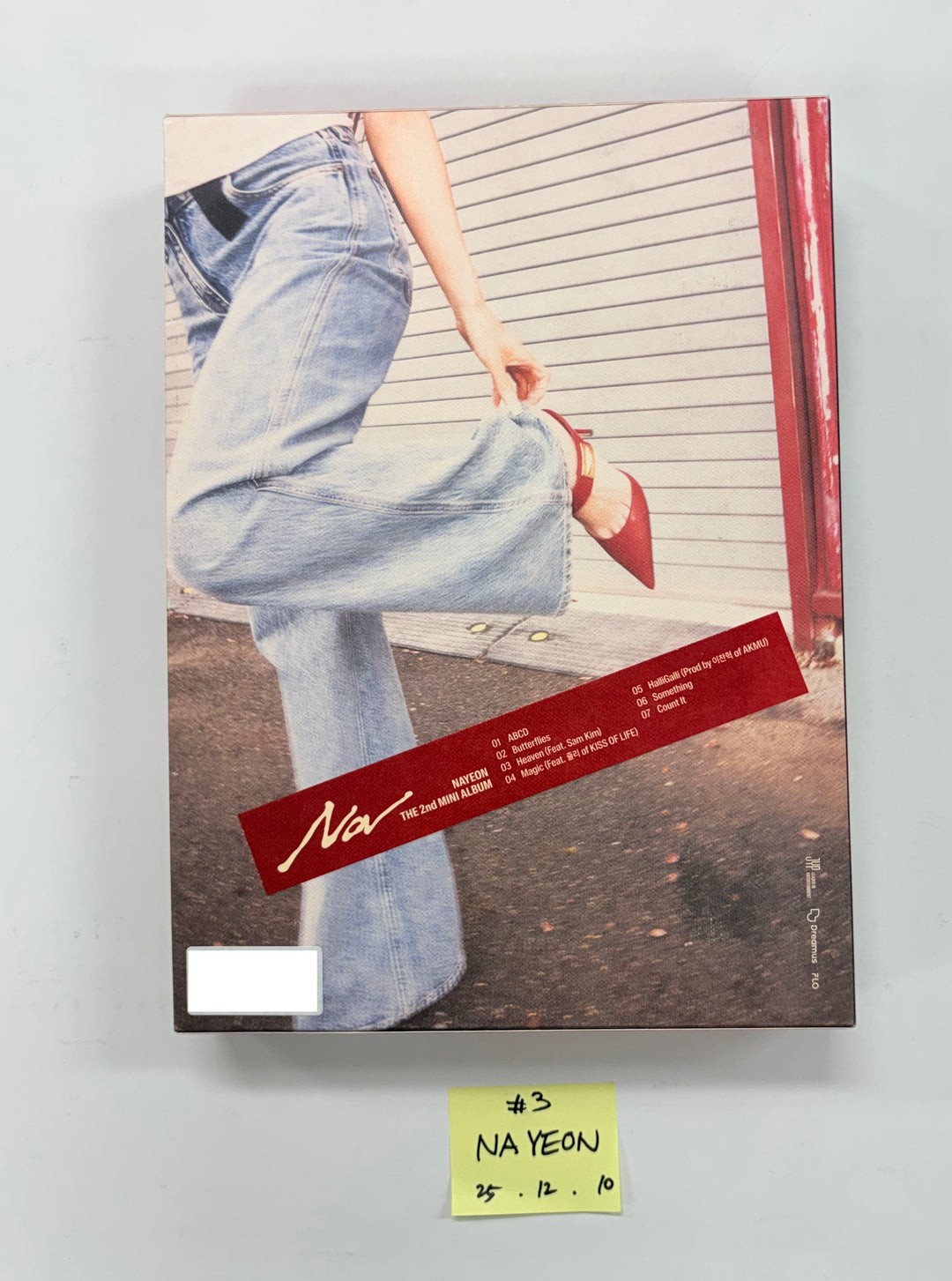 NAYEON (of TWICE) "NA" - Hand Autographed(Signed) Promo Album [25.12.10]