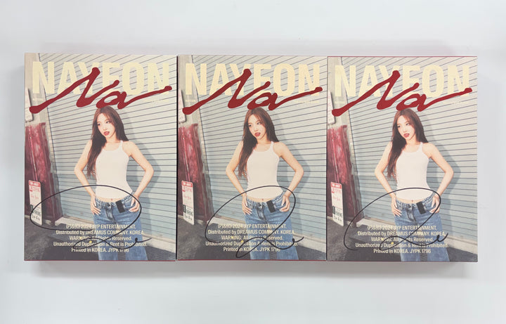 NAYEON (of TWICE) "NA" - Hand Autographed(Signed) Promo Album [25.12.10]
