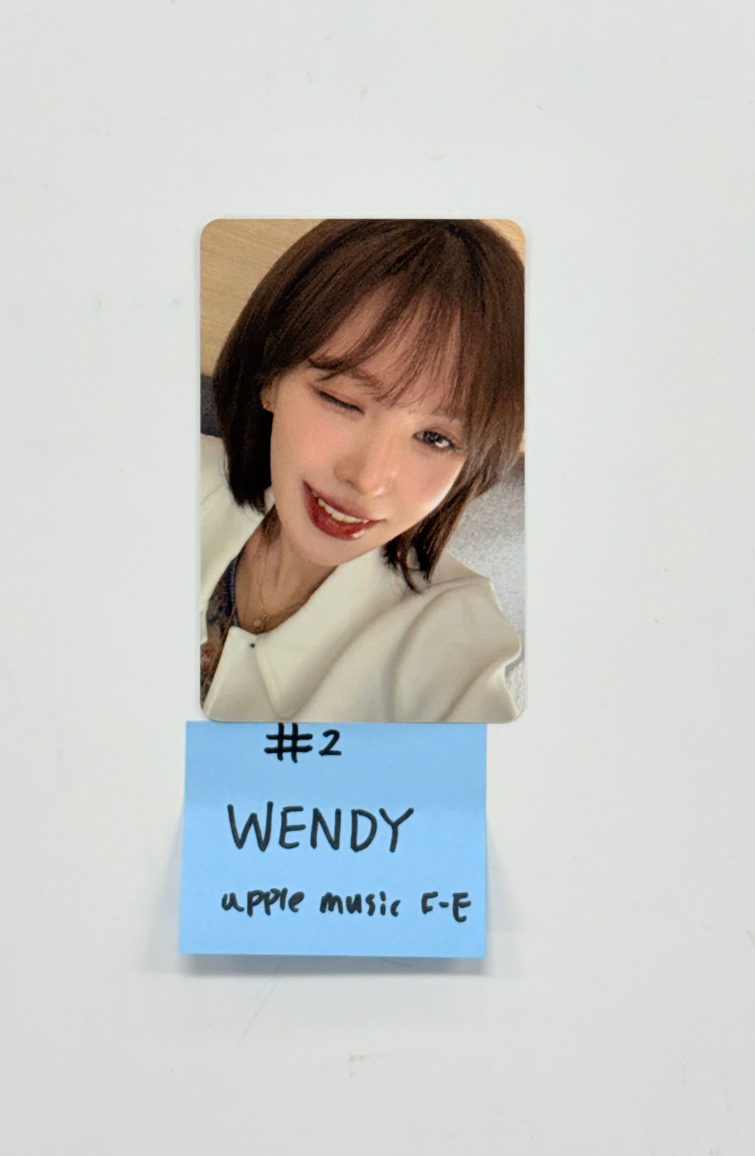 Wendy (Of Red Velvet) "Cerulean Verge" - Apple Music Fansign Event Photocard R2 [25.12.10]