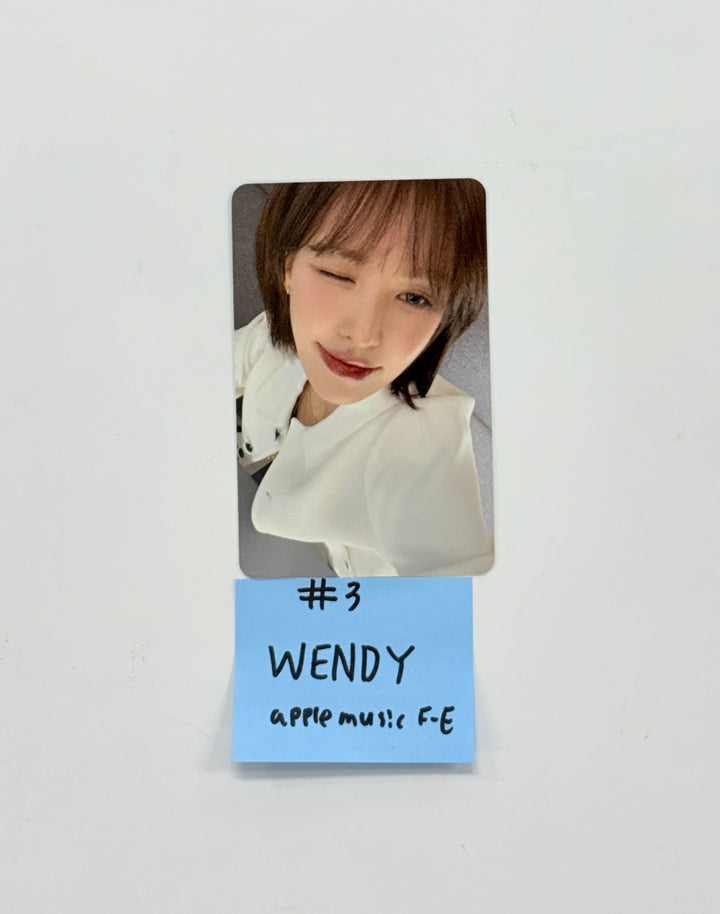 Wendy (Of Red Velvet) "Cerulean Verge" - Apple Music Fansign Event Photocard R2 [25.12.10]