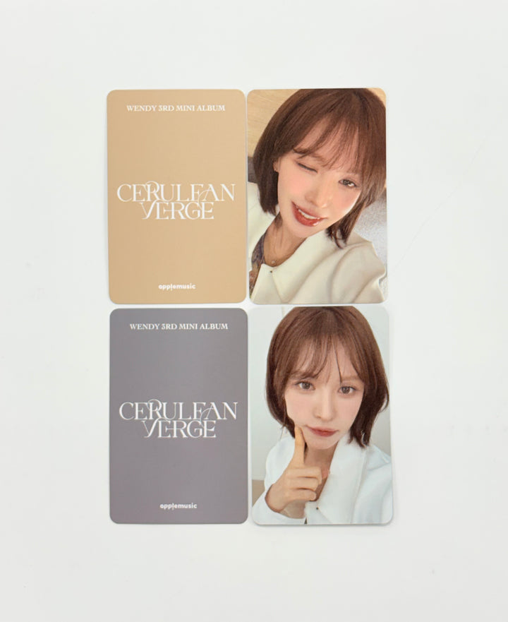 Wendy (Of Red Velvet) "Cerulean Verge" - Apple Music Fansign Event Photocard R2 [25.12.10]