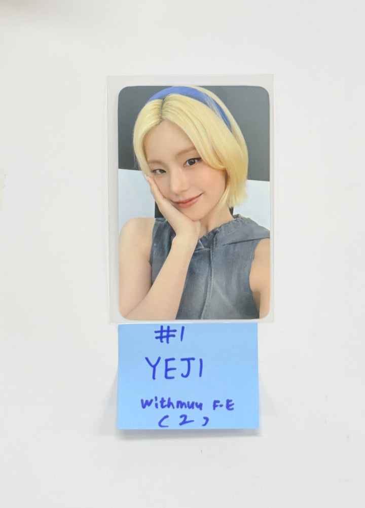 ITZY "TUNNEL VISION" - Withmuu Fansign Event Photocard (Rectocked 12/11)[25.12.10]