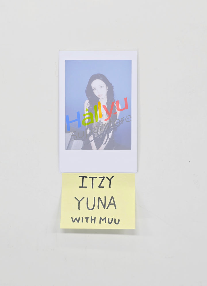 YUNA (of ITZY) "TUNNEL VISION" - Hand Autograhped(Signed) Polaroid [25.12.10]