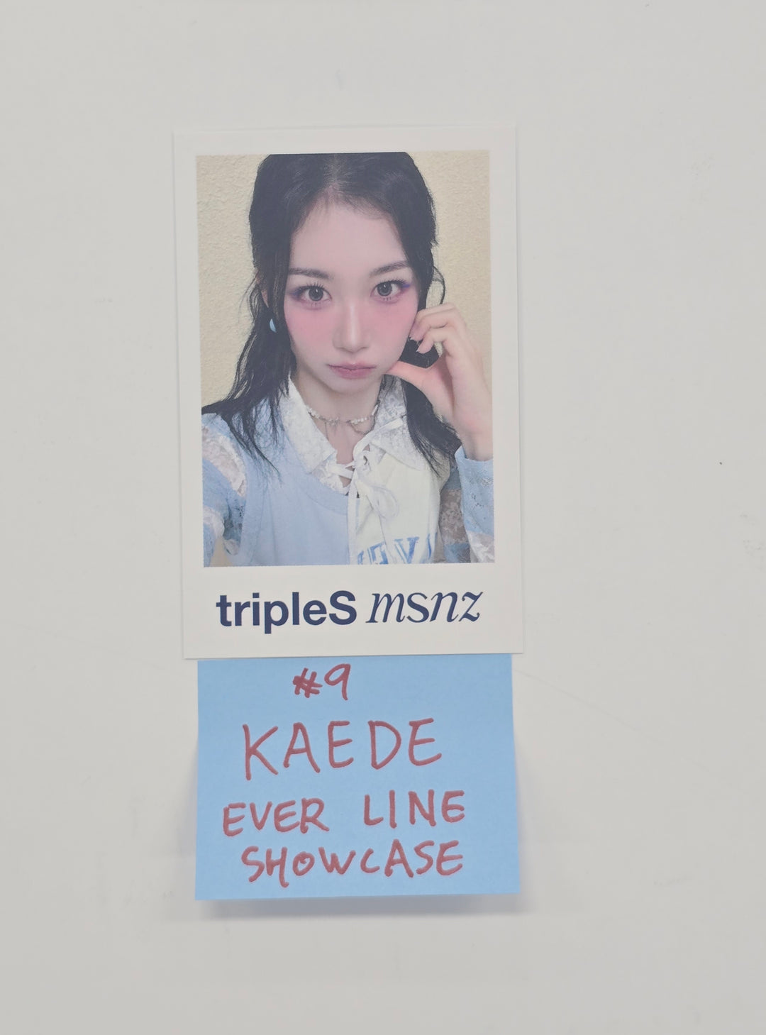 Triples_msnz "Beyond Beauty" - Everline Showcase Event Polaroid type Photocard (Objekt Music Album ver.) [25.12.10]