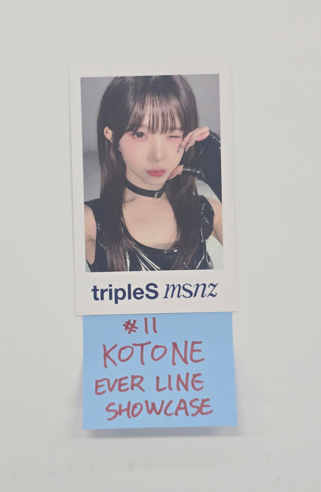 Triples_msnz "Beyond Beauty" - Everline Showcase Event Polaroid type Photocard (Objekt Music Album ver.) [25.12.10]