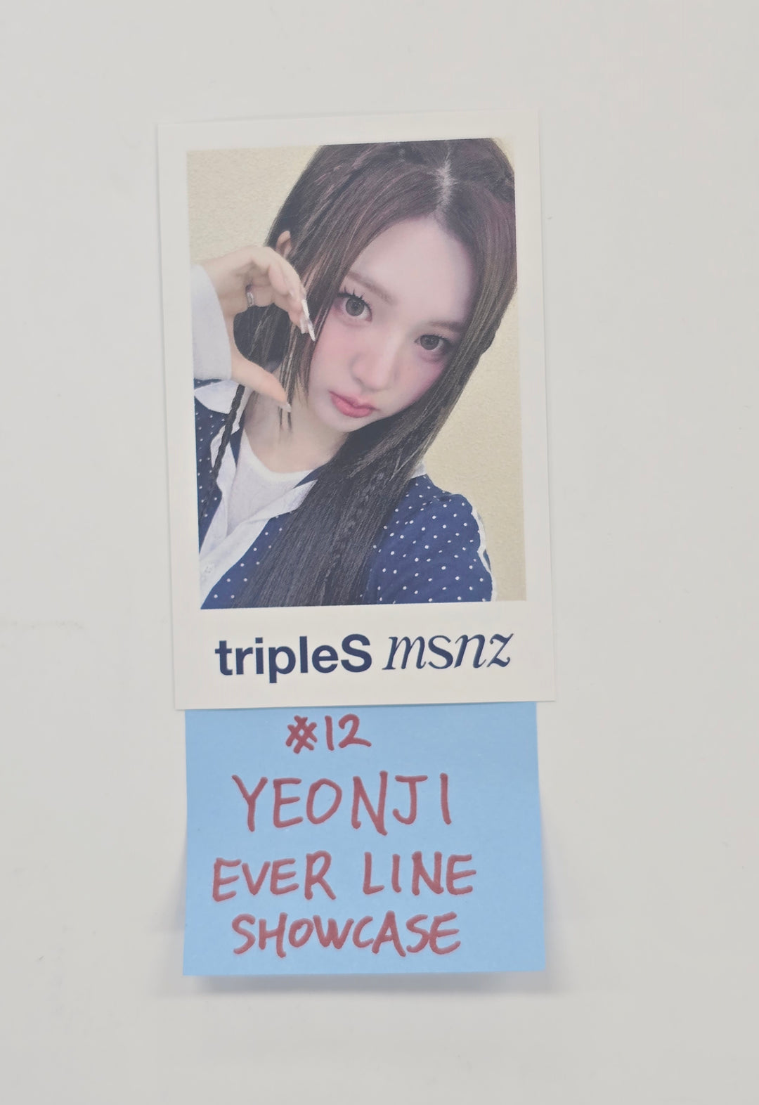 Triples_msnz "Beyond Beauty" - Everline Showcase Event Polaroid type Photocard (Objekt Music Album ver.) [25.12.10]