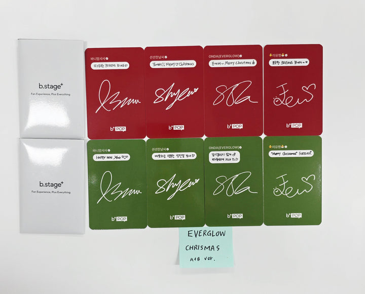 EVERGLOW - B.Stage 2025 Chrismas Photocard Pack (A+B Ver.) [25.12.11]