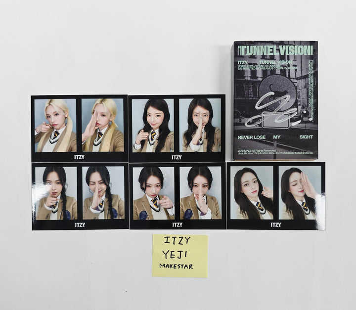 YEJI (of ITZY) "TUNNEL VISION" - Hand Autographed(Signed) Album + 4cut Photo set [25.12.11]