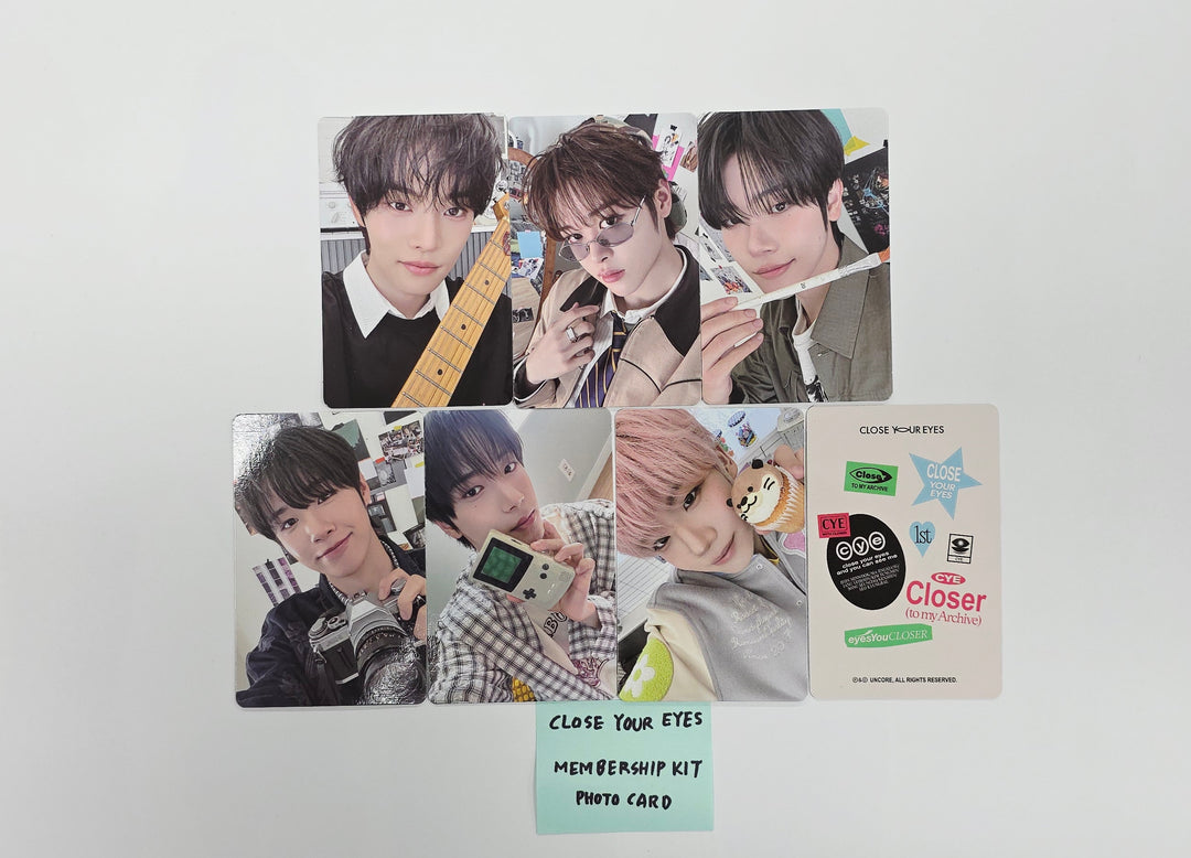CLOSE YOUR EYES - Membership kit Photocard [25.12.11]