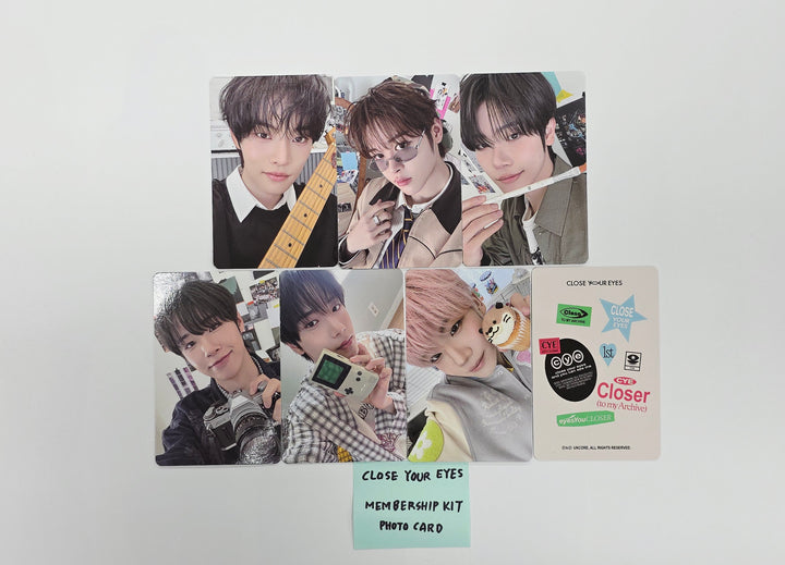 CLOSE YOUR EYES - Membership kit Photocard [25.12.11]