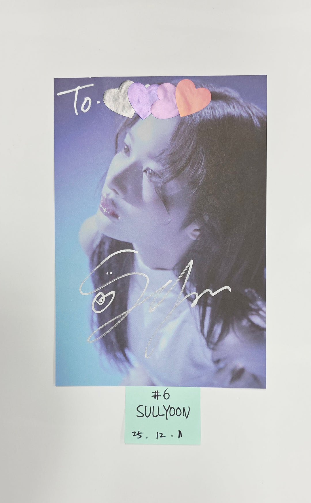 NMIXX "Blue Valentine" - A Cut Page From Fansign Event Album [25.12.11