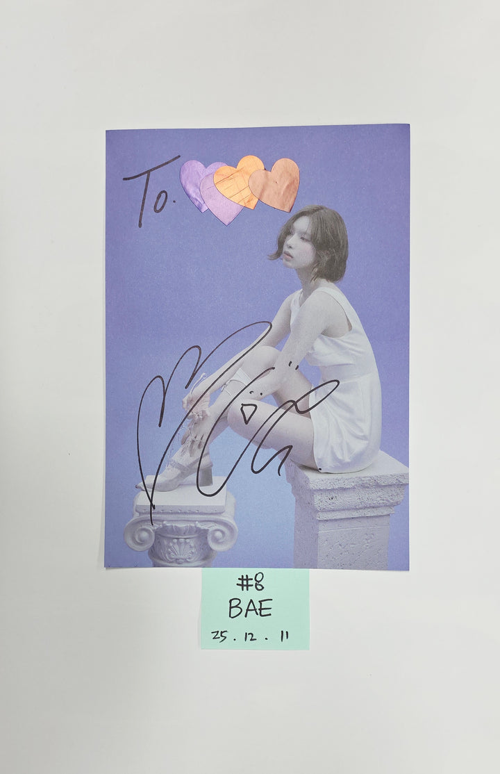 NMIXX "Blue Valentine" - A Cut Page From Fansign Event Album [25.12.11