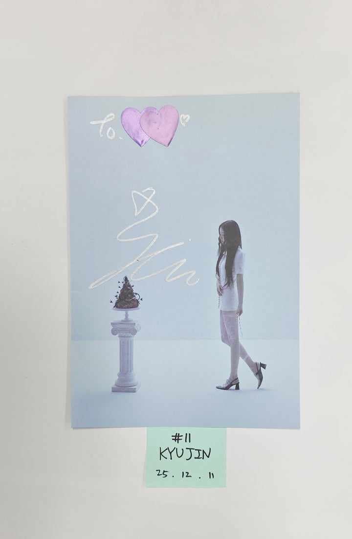 NMIXX "Blue Valentine" - A Cut Page From Fansign Event Album [25.12.11