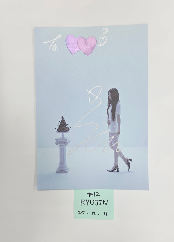 NMIXX "Blue Valentine" - A Cut Page From Fansign Event Album [25.12.11