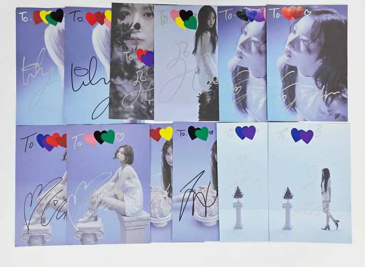 NMIXX "Blue Valentine" - A Cut Page From Fansign Event Album [25.12.11