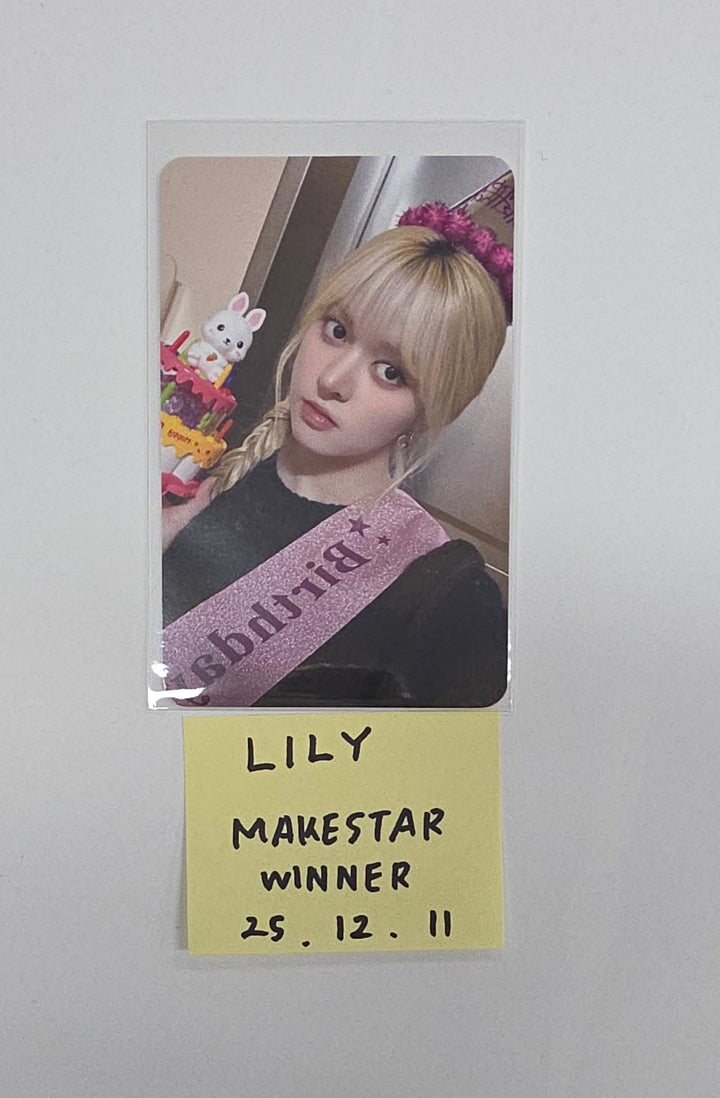 Lily (of NMIXX) "Blue Valentine" - Makestar Fansign Event Winner Photocard [25.12.11]